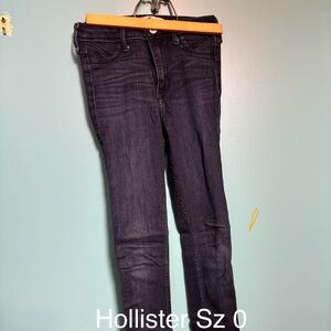 Hollister Women's Deep Indigo Skinny Jeans